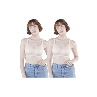 Wacoal Smart Size Go Girls Jelly Bra Set 2 ชิ้น รุ่น WB3228 สีเบจ (BE)