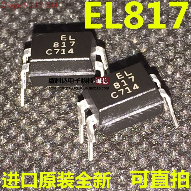 100 ชิ้น/ล็อต EL817C DIP4 EL817 DIP PC817C PC817 Cnew และ IC เดิมในสต็อก
