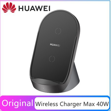 การระเบิด Huawei CP62 Super Charge Wireless Charger Stand Max 40W Desktop CP62 Car Charger