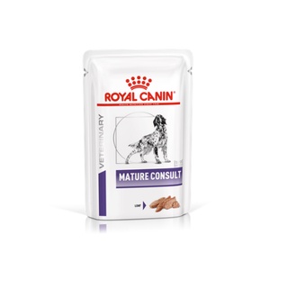 (12 ซอง)Royal Canin Mature Consult Pouch 85g. อาหารเปียก สำหรับสุนัขสูงวัย