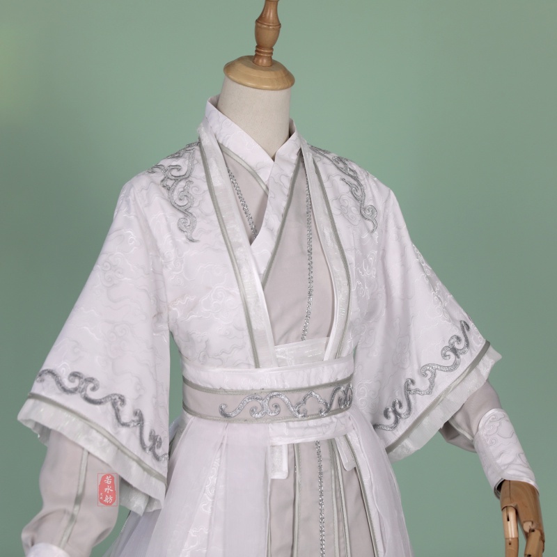เสื้อผ้าผู้ชายคอสเพลย์  Chinese Hanfu Men Ancient Traditional Embroidery Hanfu Folk Dress Han Dynasty Oriental Clothing #2