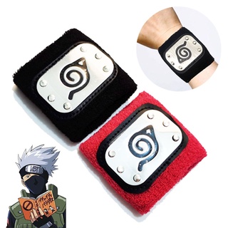 สายรัดข้อมือผ้าขนหนูคอสเพลย์ Uchiha Itachi Kakashi อุปกรณ์เสริมสําหรับเล่นกีฬา