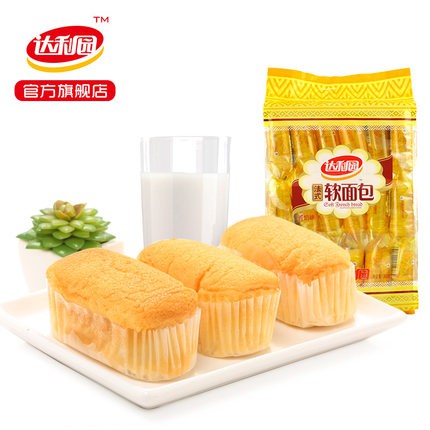 [ห่อใหญ่!!] ขนมปัง Soft French Bread หอมนุ่ม Daliyuan 达利园 香奶味法式软面包 360g Malamart