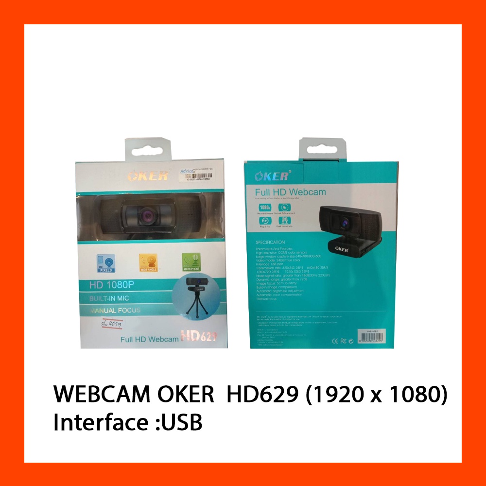 WEBCAM OKER HD629 1920x1080