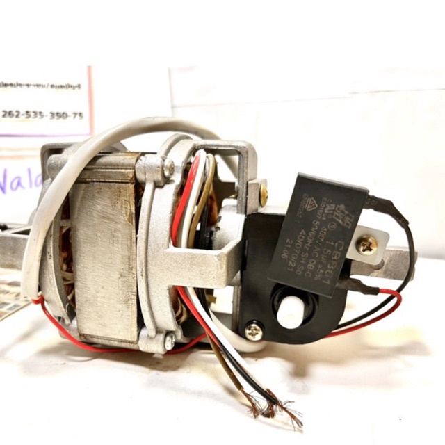 มอเตอร์พัดลมฮาตาริ 16 นิ้ว ตั้งพื้น HATARI พร้อมคาปาซิเตอร์(ยกทั้งชุด) hatari อะไหล่พัดลม ทั้งลูก