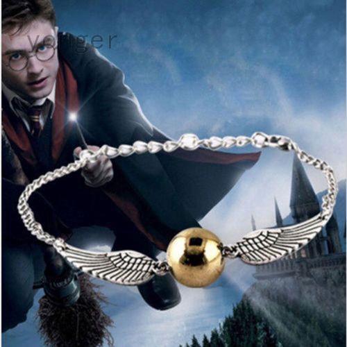 สร้อยข้อมือกำไลข้อมือคอสเพลย์ Harry Potter Golden Snitch