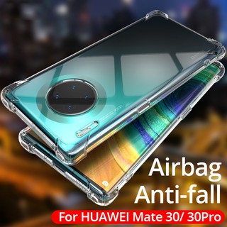 เคสซิลิโคน Huawei Mate 30 20 P30 P20 Pro X Lite เคสกันกระแทก 1.5 มม. คุณภาพสูงใสซิลิโคนอ่อนนุ่มเคส