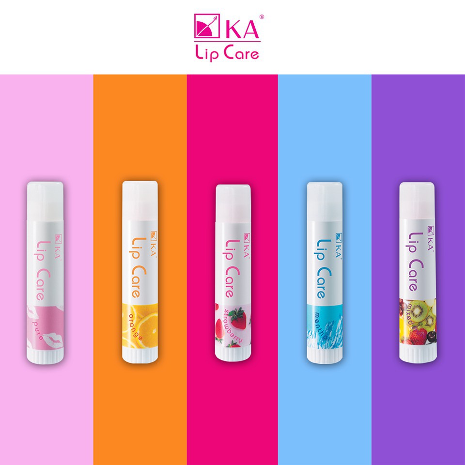 ลิป เค เอ KA LIP CARE กลิ่นผลไม้ (ขนาด 3.5 กรัม)