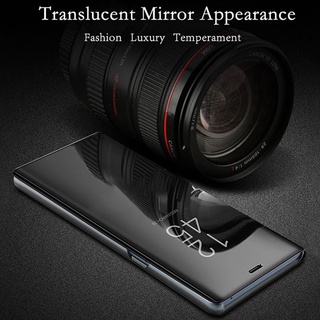 เคส Xiaomi Mi 10T 11T 11 Lite PocoPhone Poco M3 F3 X3 GT NFC Redmi Note 10s 10 Pro 5G Clear View Mirror Stand Cover Flip Case PU Leather Phone Bumper Cases note10 redminote10 mi10t mi11 xiaomi11 xiaomi10t