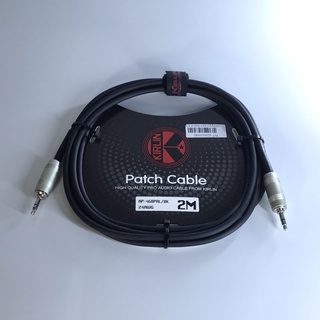 สายสัญญาณเสียง  KIRLIN AP-468PRL-2M?BK 24AWG สายTR-STหัวท้าย 2เมตร