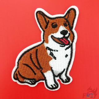 corgi patch แผ่นผ้าลายการ์ตูนสุนัข diy สําหรับเย็บปักตกแต่งเสื้อผ้า (สุนัข - series 03) 1 ชิ้น