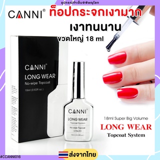 CANNI LONG WEAR TOPCOAT ขวดเงิน ท็อปกระจกเงามาก