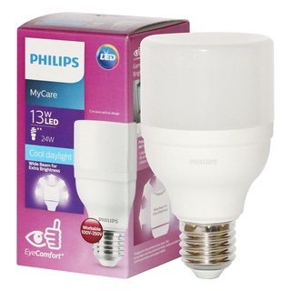 PHILIPS หลอดไฟ LED 13W แสงขาว (DL) ทรงกระบอก E27