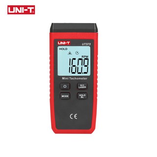 Uni-t UT373 เครื่องวัดรอบเครื่องยนต์ เลเซอร์ดิจิทัล ขนาดเล็ก ไม่สัมผัส RPM Range 10-99999RPM Km/h