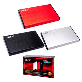 OKER BOX Hard Drive ST-2513 USB 2.0 / 2.5  SATA External Hard Drive Enclosure กล่องใส่ฮาร์ดดิส