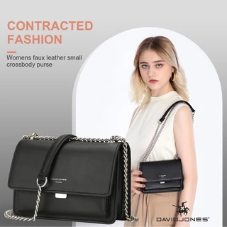 David Jones Paris กระเป๋าสะพายข้าง สไตล์วินเทจ สำหรับผู้หญิง