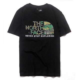 เสื้อยืดแขนสั้น ผ้าฝ้าย พิมพ์ลาย The North Face แฟชั่นยอดนิยม สําหรับผู้ชาย 2022S-5XL