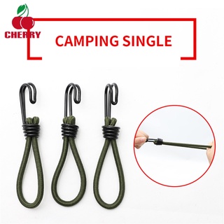 FS Outdoor  Tent  Elastic  Buckle Latex Elastic Rope Camping Tent Canopy Windproof Rope Buckle Ground Nail Fixing Buckle