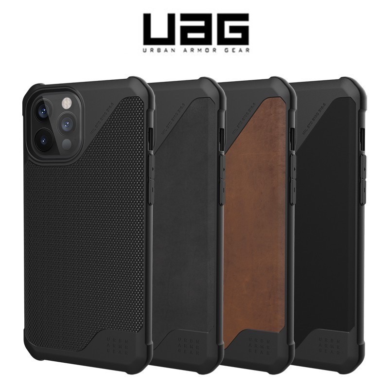 UAG Metropolis Lite Premium Leather เคสโทรศัพท์ Fall Protection เคสกันกระแทกสำหรับ iPhone 13 Mini / 13/13 Pro / 13 Pro Max Iphone 12/12 Pro / 12 Pro Max เคสโทรศัพท์กันกระแทก