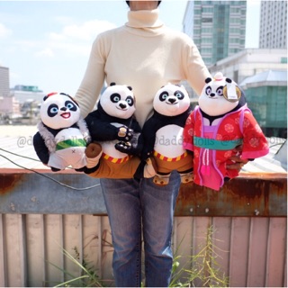 ตุ๊กตา Po อาโป ท่านั่ง/ท่ายืน &amp; Bao อาเปา &amp; Mei Mei มีมี่ Kung Fu Panda กังฟูแพนด้า