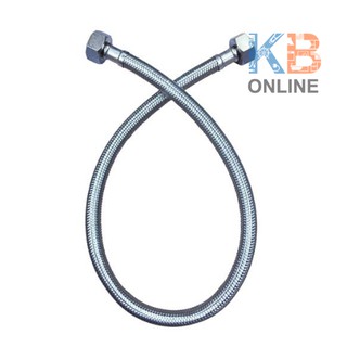 KA-01-911-50 สายน้ำดี สแตนเลส ยาว 50 ซม. | KA-01-911-50 Stainless Inlet Hose 50 cm. KARAT FAUCET