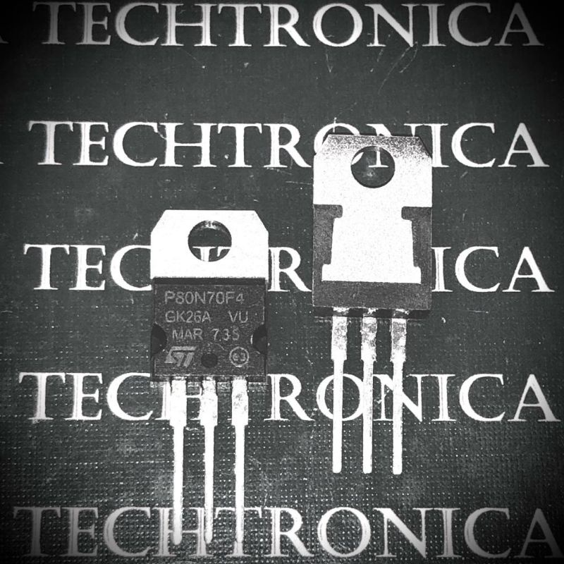 ทรานซิสเตอร์ MOSFET N-Channel P80N70F4 P80N70 80NF70 80N70 STP80N70F4 TO-220