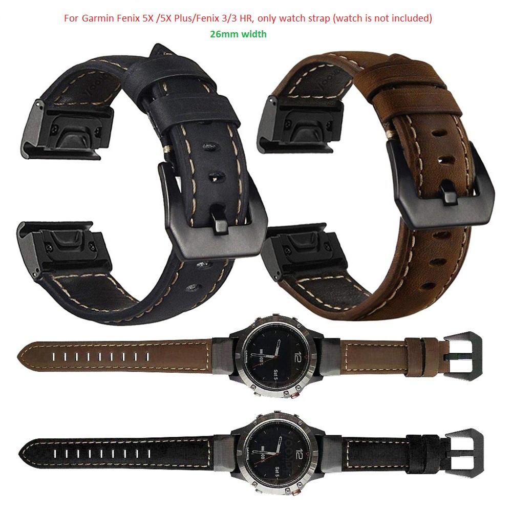 For Garmin Fenix 5X /5X Plus/Fenix 3/3 HR Watch Band Replacement Strap Bracelet 26mm width