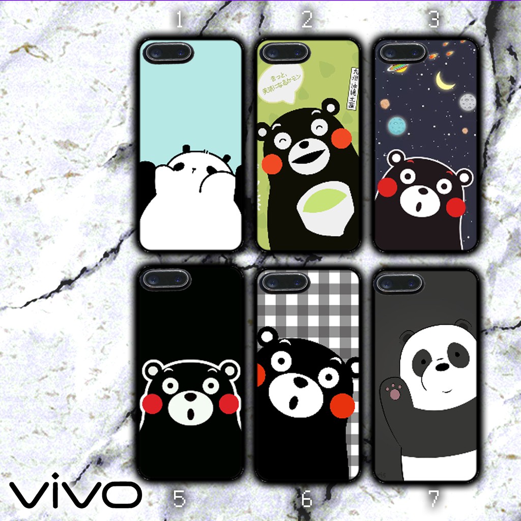 Vivo V3 V3Max V5+ V5 V5lite V7 V7+ V9 Y31 Y35 Y51Y53 Y55 Y65 Y69 Tpu หมีดำ