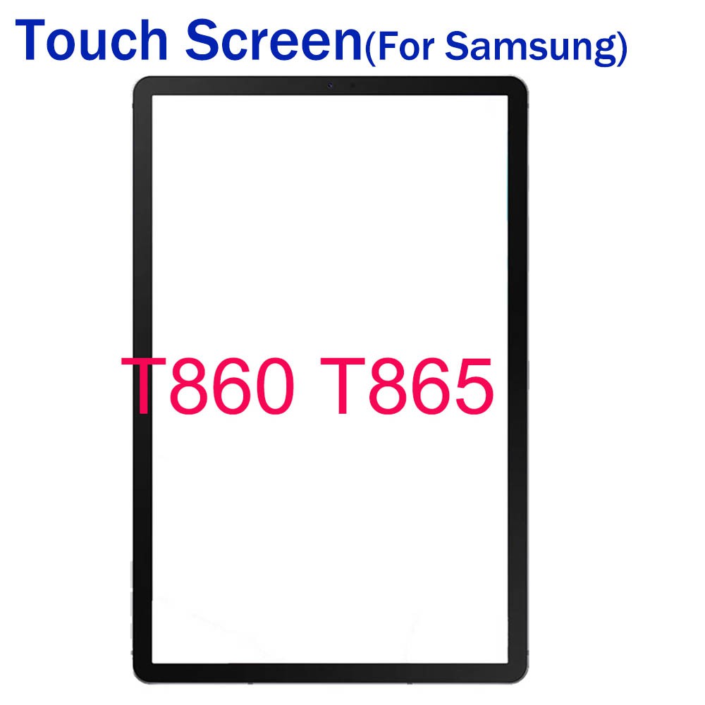 สําหรับ Samsung Galaxy Tab S6 T860 T865 หน้าจอสัมผัสแผงแท็บเล็ตด้านหน้าด้านนอก LCD Glass เลนส์เปลี่ย