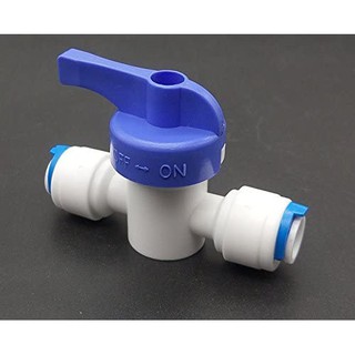 Inline Ball Valve Quick Connect Shut Off for RO Water