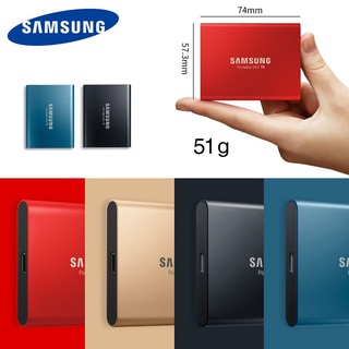 Original SAMSUNG Portable SSD T5 500GB  USB3.1 External Solid State Drives for Laptop Desktop