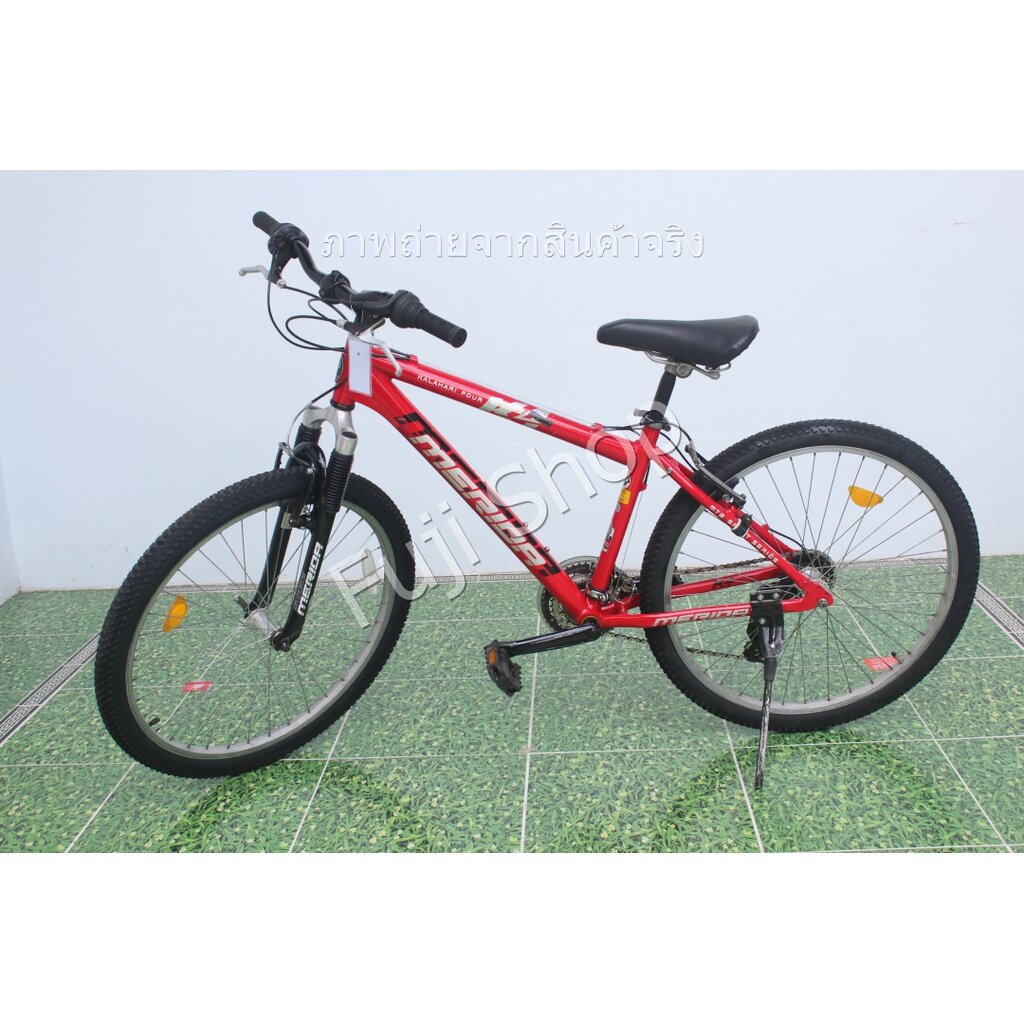 จักรยานเสือภูเขาญี่ปุ่น - ล้อ 26 นิ้ว - มีเกียร์ - อลูมิเนียม - มีโช๊ค - Merida Kalahari Four - สีแดง [จักรยานมือสอง]