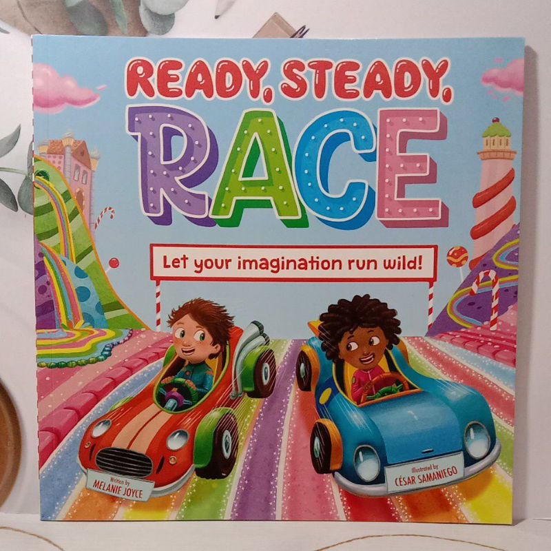 Ready,steady, Race ปกอ่อนมือสอง จากigloo books -bf1ชุด4