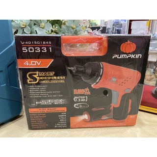 ไขควงไฟฟ้าไร้สาย 4.0v J-4D1501S45/50331 pumpkin ใช้สำหรับขันสกรู รหัส 2550075