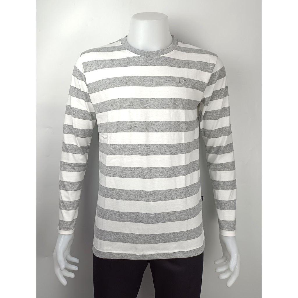 คอมฟี่ AF - เสื้อยืดคอกลม ลายทาง แขนยาว U2 Sport เนื้อผ้านุ่ม เกรดพรีเมี่ยม