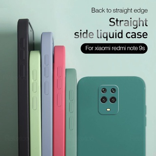 เคสโทรศัพท์มือถือซิลิโคนนิ่ม สีพาสเทล กันกระแทก สำหรับ Xiaomi Redmi Note 8 9S 9 10 10S Pro 4G 5G เคสกล้องป้องกัน  เคสปก Phone Case Cover For Xiomi Redmi Note 9 Pro