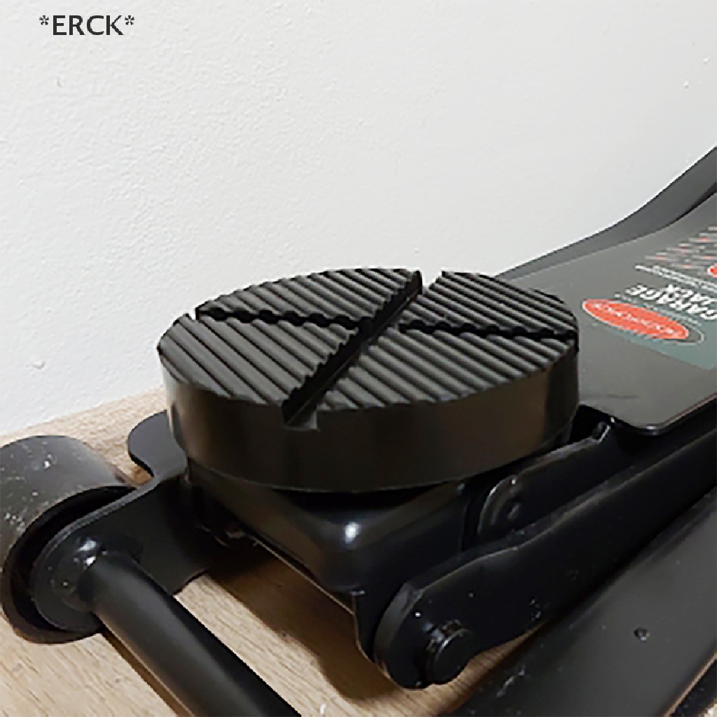 Erck แผ่นยางรองยกรถ รางกรอบรถ สีดํา