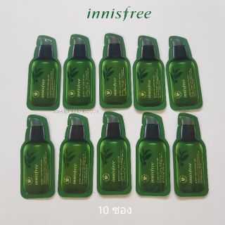 10 ซอง Innisfree The Green Tea Seed Serum 1 ml. สูตรใหม่ 2018 เซรั่มชาเขียวเข้มข้นกว่าเดิม (ขนาดทดลอง 10 ชิ้น)