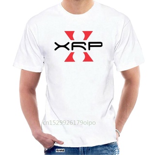 มาใหม่ เสื้อยืดคอกลม ผ้าฝ้ายแท้ พิมพ์ลาย Xrp Ripple Coin Cryptocurrency สําหรับผู้ชาย063606