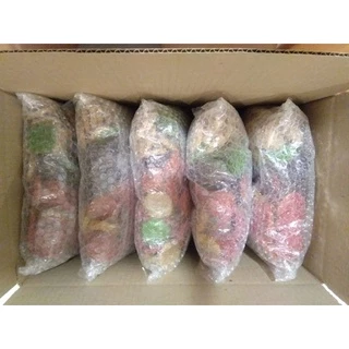 pj-khaotan(ถูกที่สุด พร้อมส่ง)🔥ข้าวแต๋นน้ำแต๋นโมแผ่นดิบดิบ 4เซน (รวมสี) 1 กิโลกรัม
