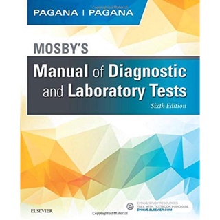 [หนังสือนำเข้า] Mosbys Manual of Diagnostic and Laboratory Tests หนังสือแพทย์ โลหิตวิทยา Medical medicine textbook