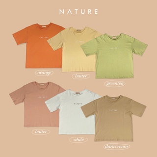 🍎 ลด45.-โค้ดWYQESS🍋nature.bkk - TS4300 nature tshirt เสื้อยืดเนเจอร์