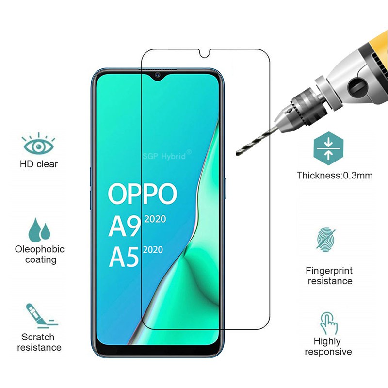 สําหรับ OPPO A3S/A5/A12E A12/A7/A5S A52/A92/A72 A91 A31 A5 A9 2020 F11 F7 F9 Realme 6 Pro C2 กระจกนิ