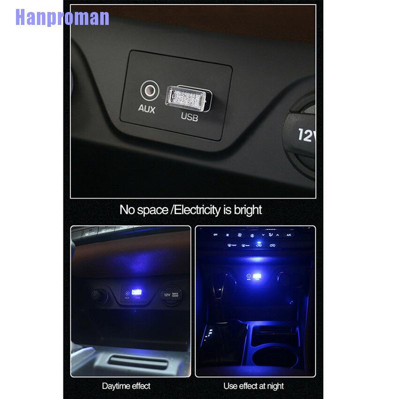 Hm> Usb Led Mini Car Interior Light Strip Flexible Neon Atmosphere Tube ...