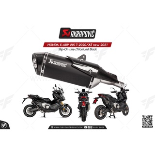 ท่อแต่ง Akrapovic Exhaust Slip-On Line (Black Limited) HONDA X-ADV 2017-2020/All new 2021