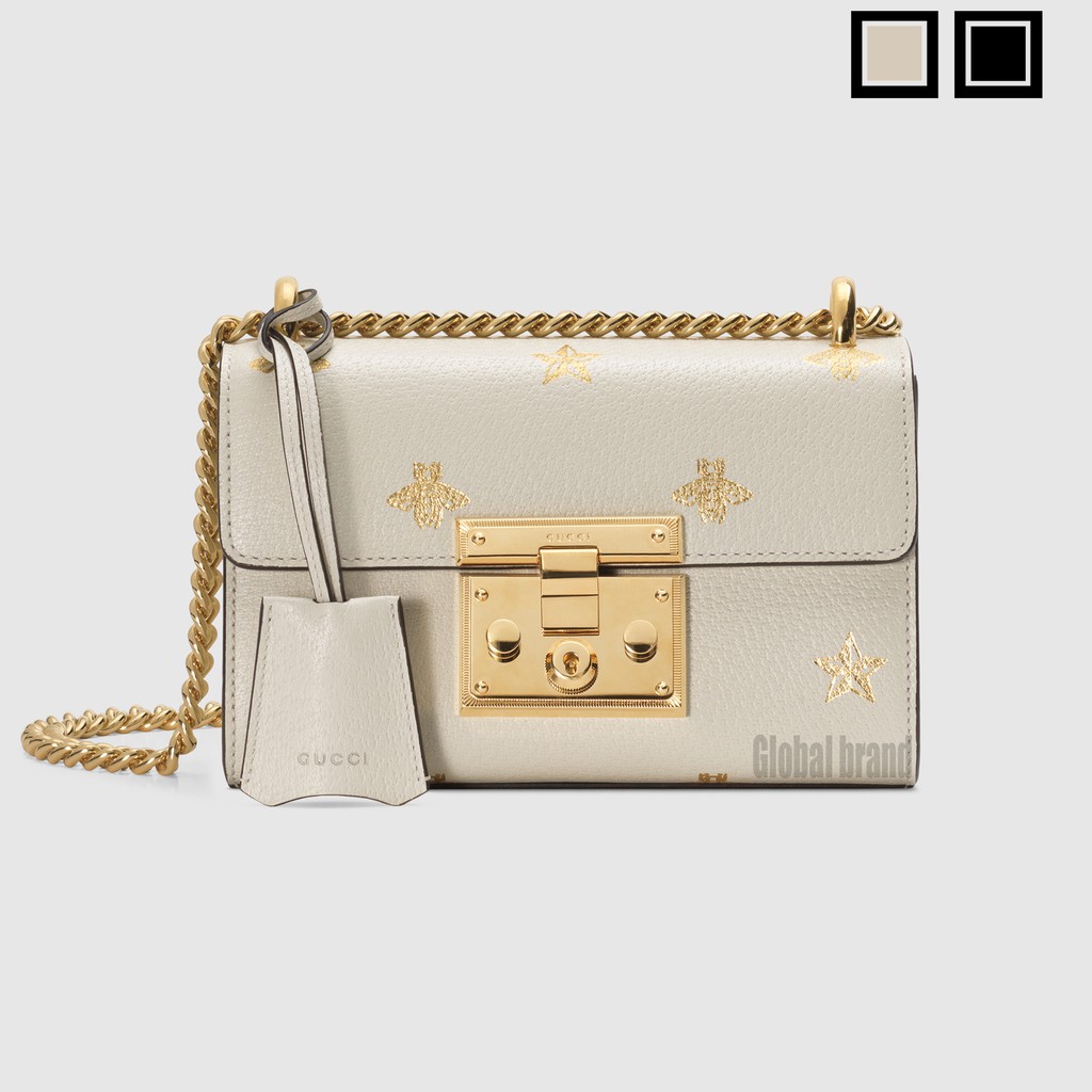 Gucci Padlock Bee Star Small Shoulder Bag gg Women's Chain Bag Ref. 432182