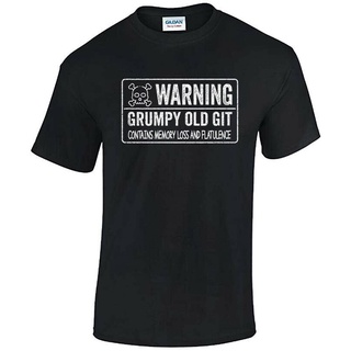 ใหม่ เสื้อยืดลําลอง แขนสั้น คอกลม พิมพ์ลายตลก Grumpy Old Git สําหรับเป็นของขวัญS-5XL