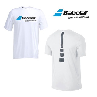 Babolat Active เสื้อเชิ้ตแขนสั้น ผ้าฝ้าย เรียบง่าย สําหรับผู้ชาย BS09