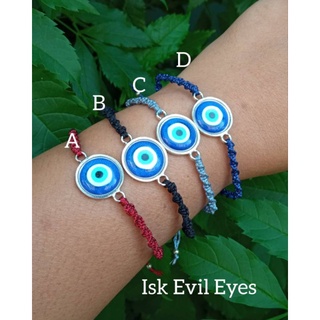 สร้อยข้อมือevil eyes สายเชือก