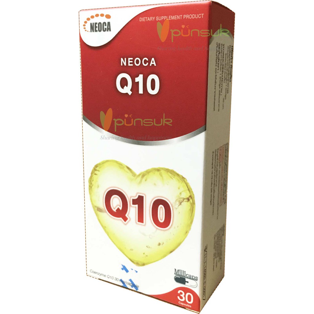 Neoca Q10 30 Mg 30 Capsules นีโอกา คิวเทน 30 แคปซูล